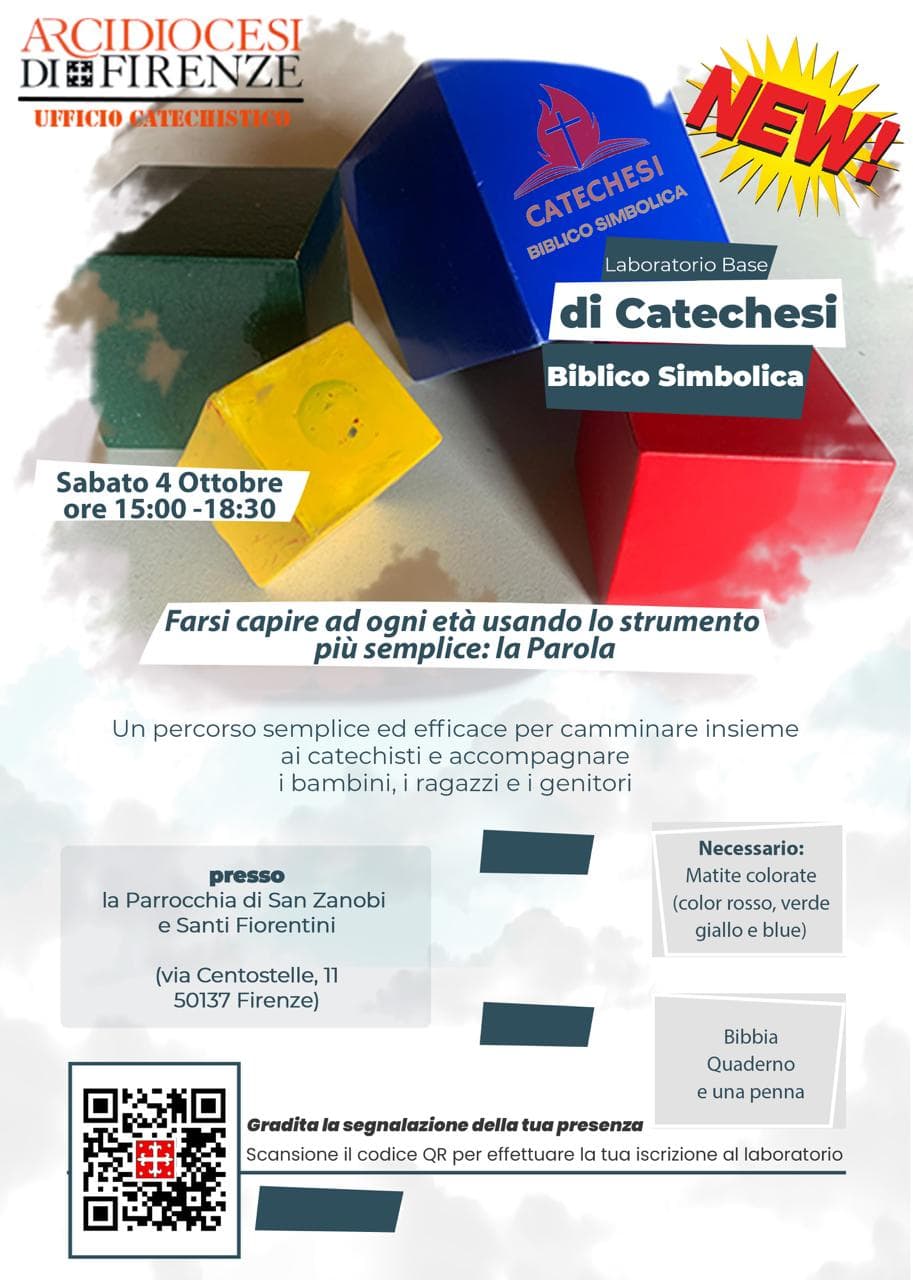 4 Ottobre 2025 - Laboratorio di Catechesi Biblico Simbolica