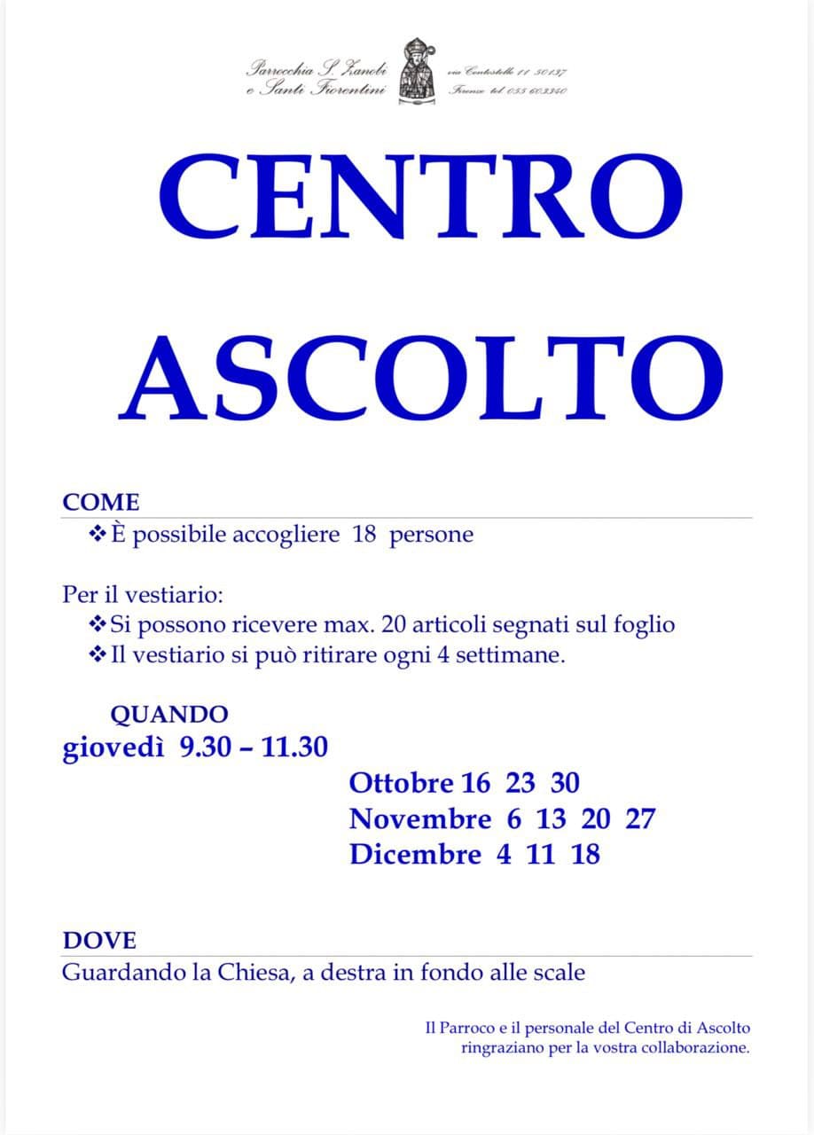 apertura centro di ascolto